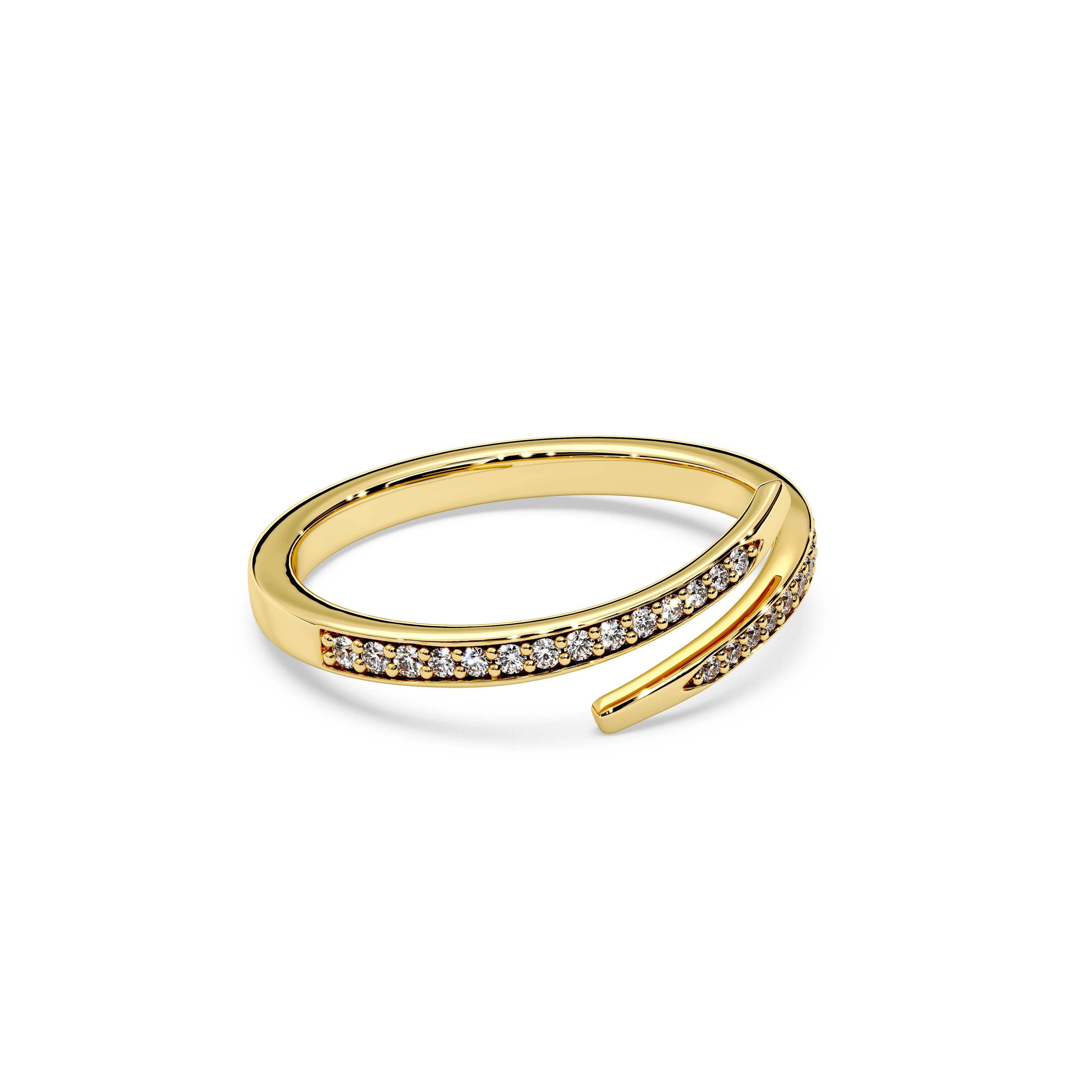 Elegant Wrap Ring - Gold, Platinum & Unique Designs