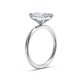 Elongated Radiant Cut Solitaire Ring