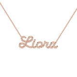 Custom Diamond Name Necklace