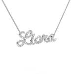 Custom Diamond Name Necklace