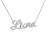 Custom Diamond Name Necklace