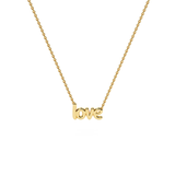 10K & 14K Gold Love Pendant Necklace