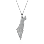 Map of Israel Pendant