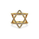 Magen David Stackable Ring