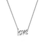 10K & 14K Gold Love Pendant Necklace
